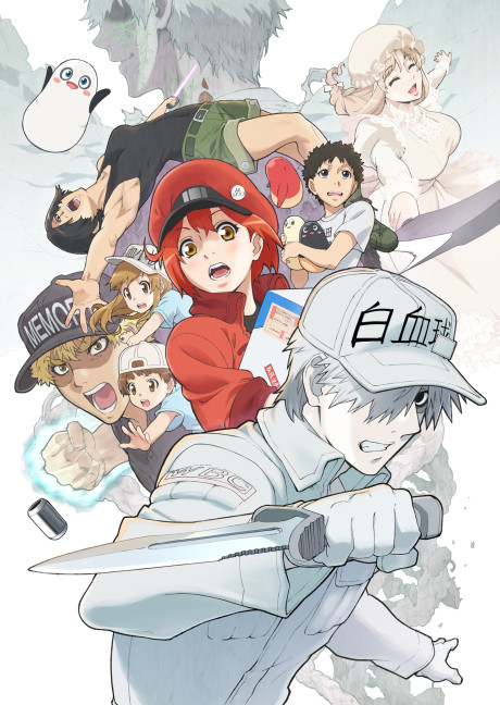 Portada de Hataraku Saibou!!