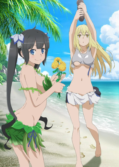 Portada de Dungeon ni Deai wo Motomeru no wa Machigatteiru Darou ka II: Mujintou ni Yakusou wo Motomeru no wa Machigatteiru Darou ka