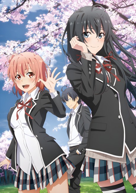 Portada de Yahari Ore no Seishun Love Come wa Machigatteiru. Kan: Dakara, Shishunki wa Owarazu ni, Seishun wa Tsuzuiteiku.