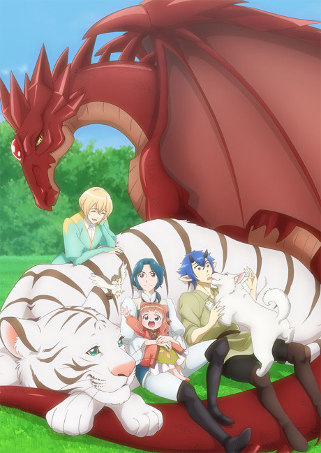 Portada de Isekai de Mofumofu Nadenade Suru Tame ni Ganbattemasu.