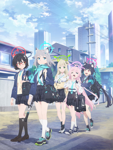 Portada de Blue Archive The Animation