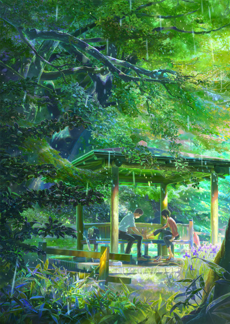 Portada de Kotonoha no Niwa