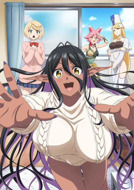 Portada de Chotto dake Ai ga Omoi Dark Elf ga Isekai kara Oikakete Kita