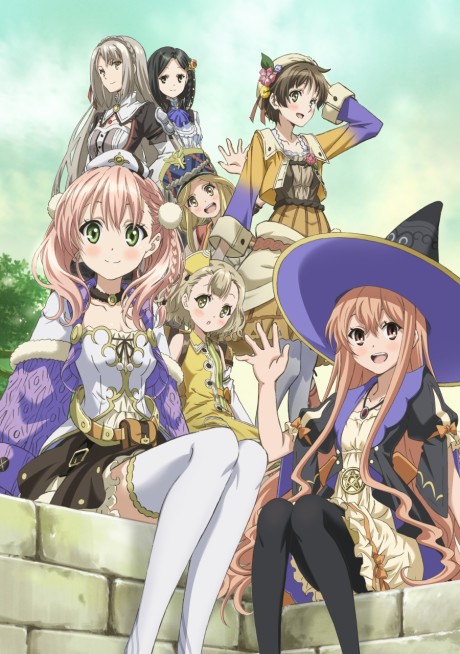 Portada de Escha & Logy no Atelier: Tasogare no Sora no Renkinjutsushi