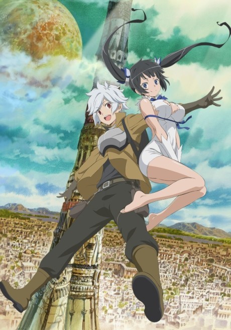 Portada de Dungeon ni Deai wo Motomeru no wa Machigatteiru Darou ka