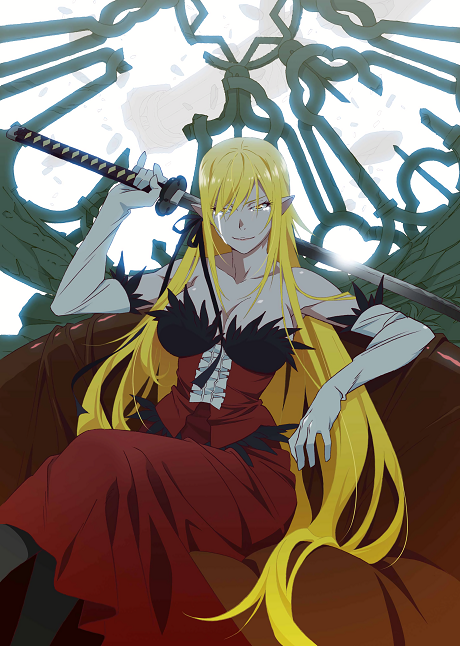 Portada de Kizumonogatari III: Reiketsu-hen