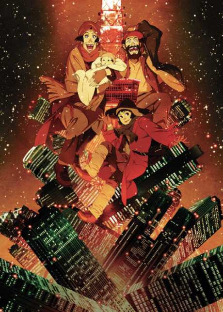 Portada de Tokyo Godfathers