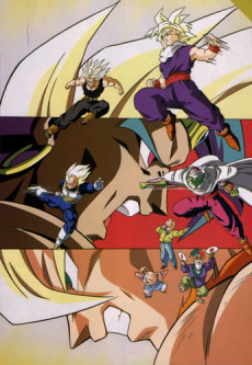 Portada de Dragon Ball Z: Moetsukiro!! Nessen - Ressen - Chou Gekisen