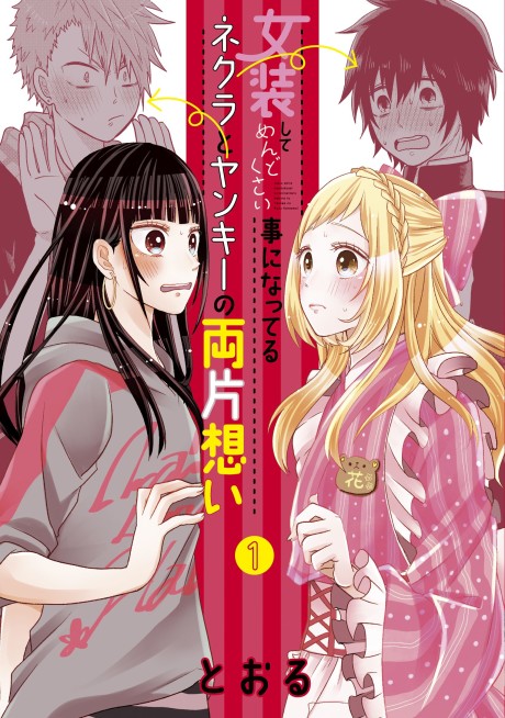 Portada de Josoushite Mendokusai Koto ni Natteru Nekura to Yankee Ryou Kataomoi