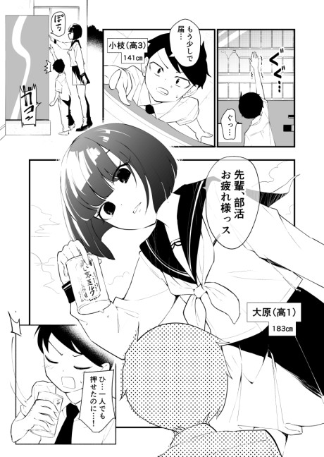 Portada de Koushinchou no Kouhai (Onna) to Teishinchou no Senpai (Otoko) ga Ren'ai ni Hatten Suru made