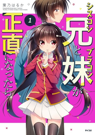 Portada de Siscon Ani to Brocon Imouto ga Shoujiki ni Nattara